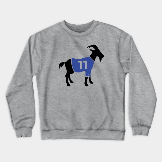 Luka Doncic Goat Crewneck Sweatshirt by slawisa